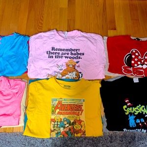 Variety of Unisex Graphic Tees